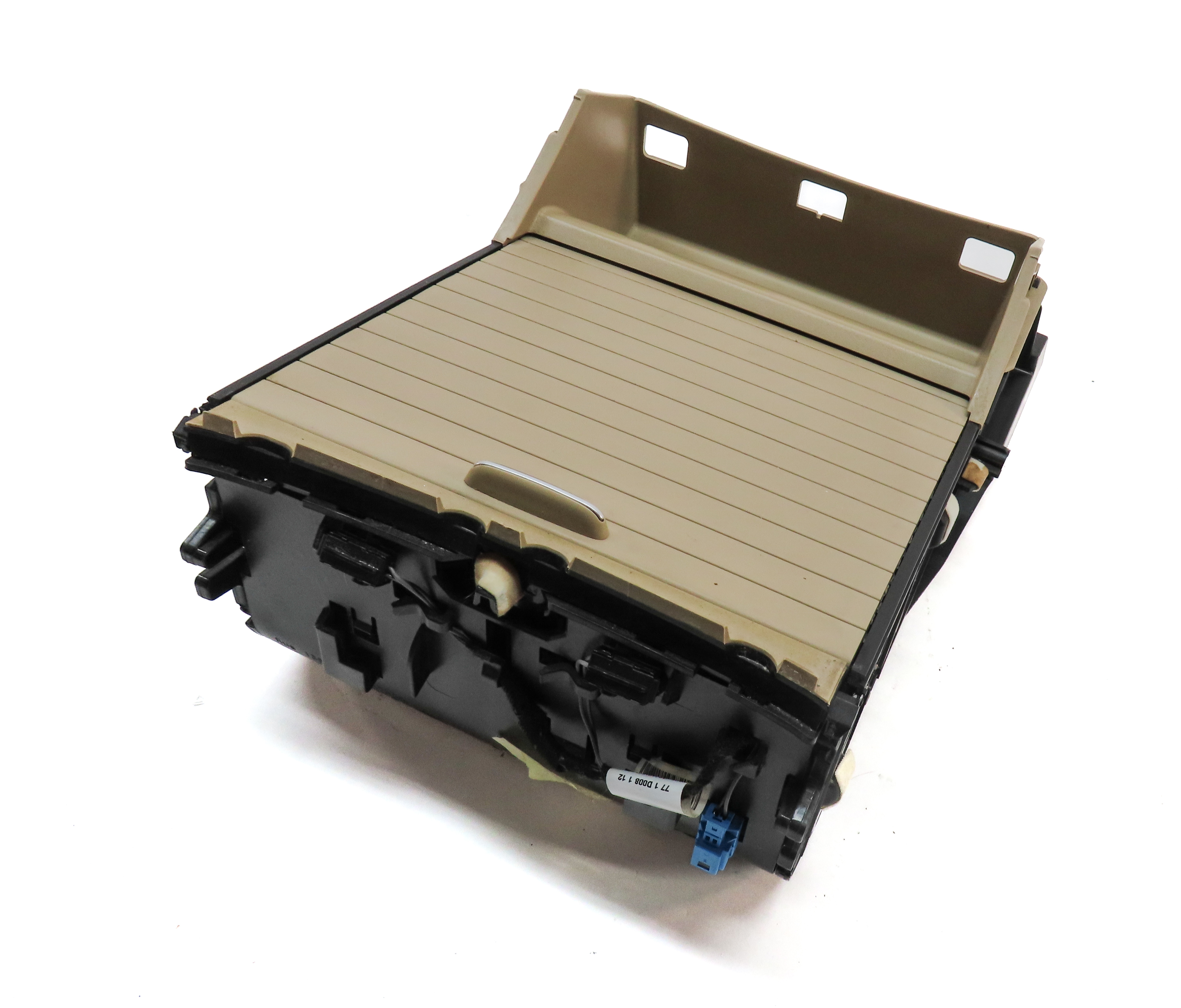 12 MERCEDES ML550 W166 FRONT CENTER CONSOLE CUPHOLDER ASHTRAY 12V SOCKET (BEIGE) — exact item pictured